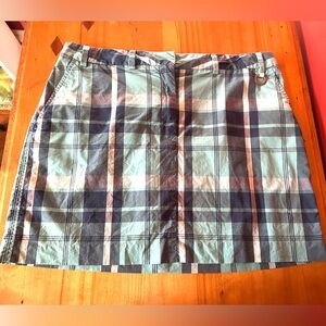 EUC Tommy Hilfiger Plaid mini, size 12